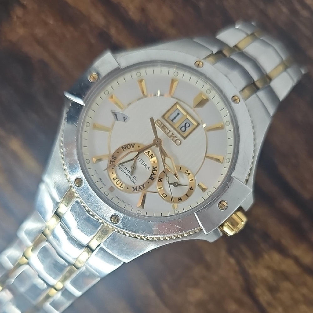 Seiko Two-Tone Stainless Steel Watch
